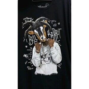 Rare Kodak Black Sniper Gang T-Shirt XL Distressed Kut Throat Bill Rap Hip Hop